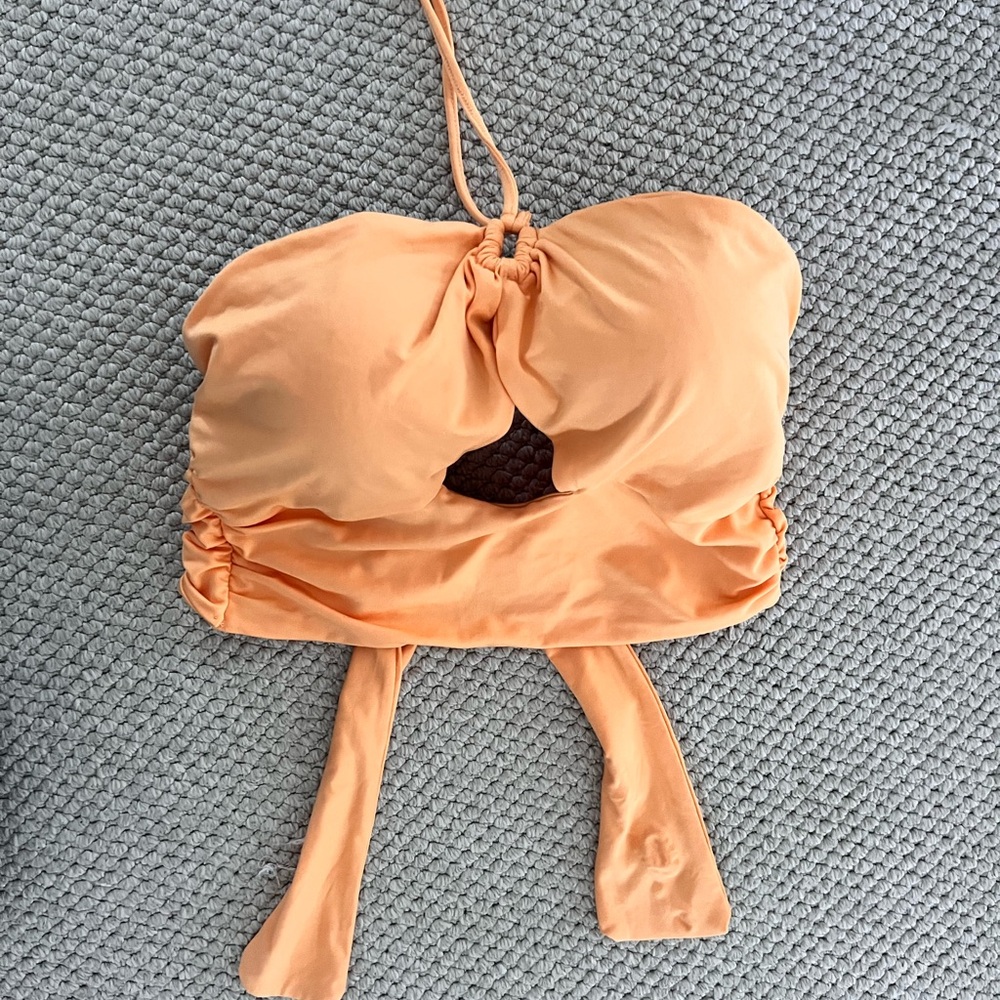 Streetwear Society Peach Halter Top